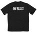 The Assist Logo- Activewear, a Black Classic Performance Tee (back-view)