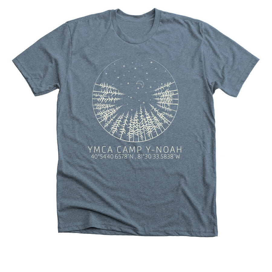 2023 Summer Camp Shirt, a Heather Slate Premium Unisex Tee