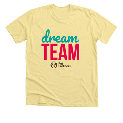 2025 National Therapy Animal Day, a Heather Yellow Gold Premium Unisex Tee