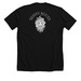 TRIPPY ROOTS APPAREL&nbsp;, a Solid Black Blend Premium Unisex Tee (back-view)