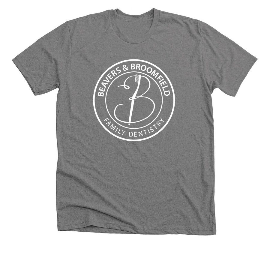 Beavers & Broomfield Merch Store, a Deep Heather Premium Unisex Tee