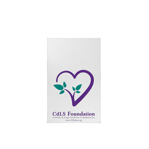 CdLS Tea Towel, a White Tea Towel