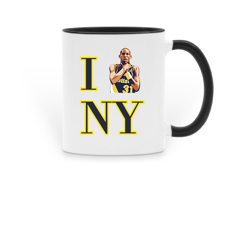 HICK V. KNICK, a Black Two-Tone Ceramic Mug