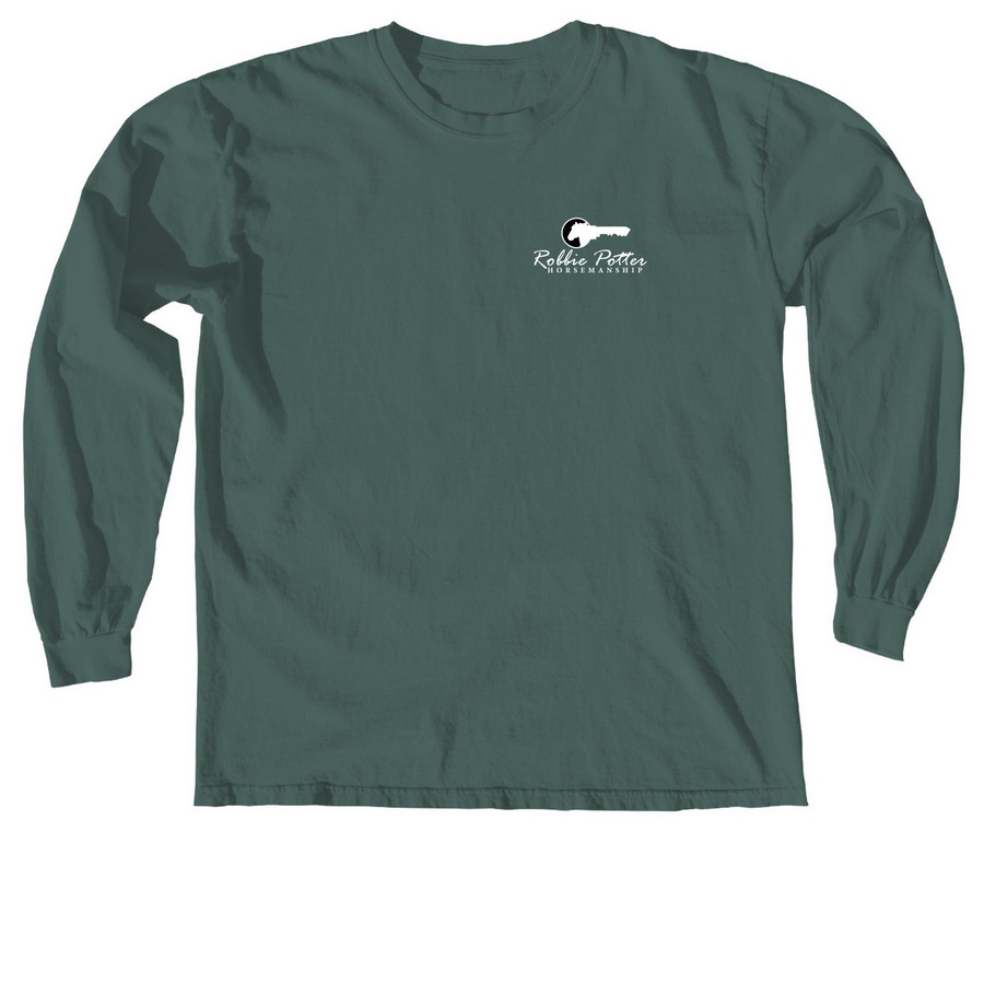 RPH Fall Layers Collection | Front/Back Logos, a Blue Spruce Comfort Colors Long Sleeve Tee