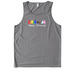 Happy Throwing: Dark Colors, a Aluminum Grey Allmade Eco Triblend Tank