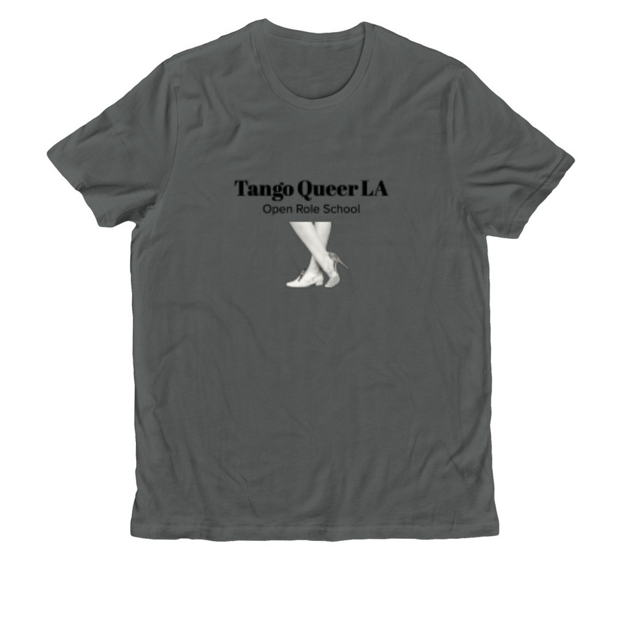 Tango Queer Logo in Black, a Terrain Grey Allmade Organic Cotton Unisex Tee