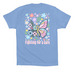 Carrigan's Butterfly Merchandise&nbsp;, a Carolina Blue Premium Cotton Tee (back-view)
