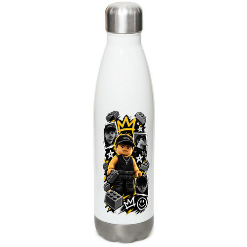 Lucas WaterBottle, a White Stainless Steel Water Bottle