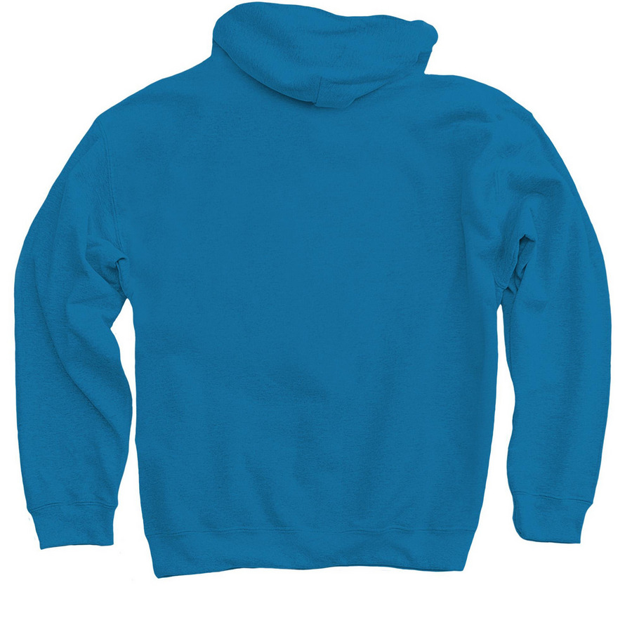 Our Values - Version #2, a Sapphire Pullover Hoodie (back-view)