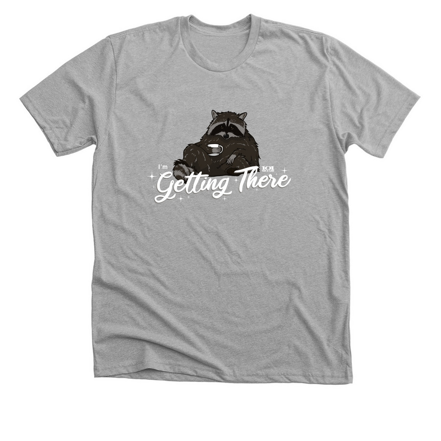 Mornings with Gamora, a Athletic Heather Premium Unisex Tee