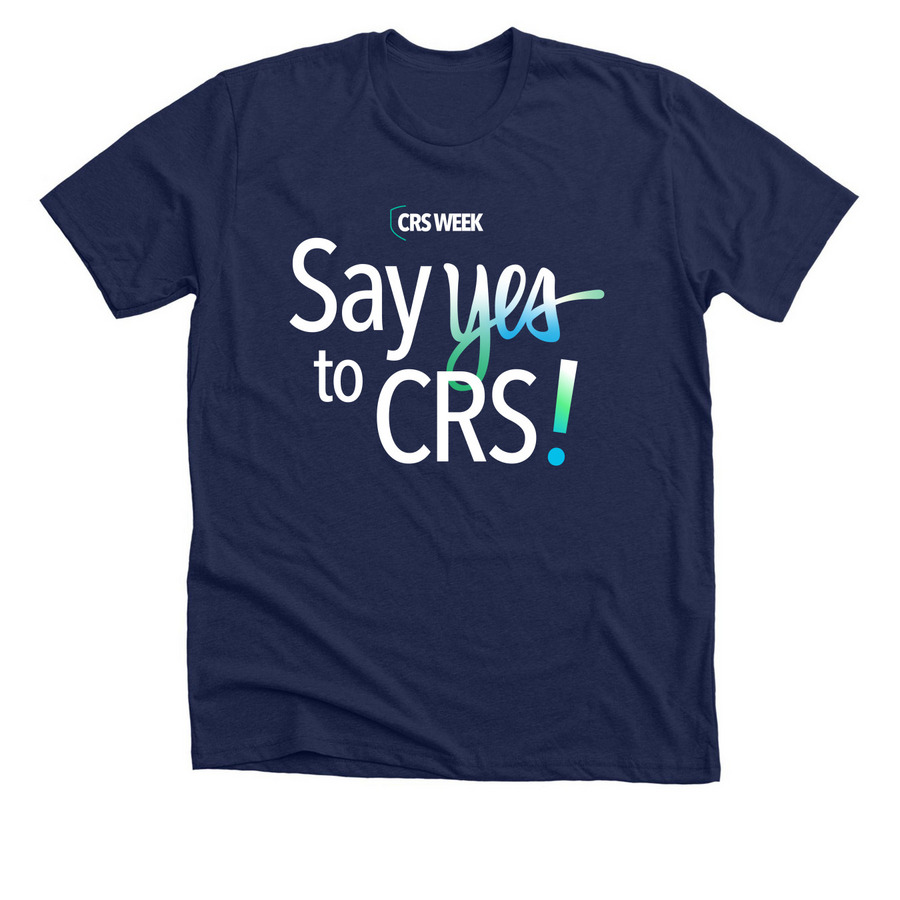 CRS Week 2026 Apparel, a Solid Navy Blend Premium Unisex Tee