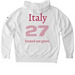 BISON 2027 PLAYER NAMES NIKE SPIRIT WEAR, a White Nike Club Fleece Pullover Hoodie (back-view)