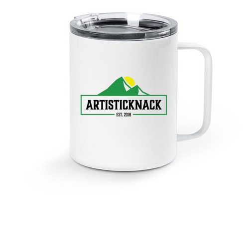 Motivation Mug - Pawsitive Dog, a White Stainless Steel Travel Mug