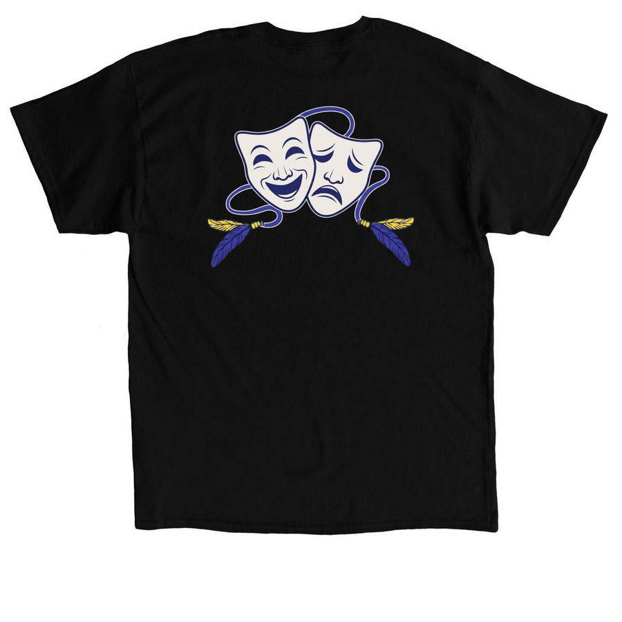 SHS Mini Logo, a Black Classic Unisex Tee (back-view)