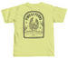 Forest Ferns Youth & Adult Shirts, a Neon Lemon Comfort Colors Unisex Tee (back-view)