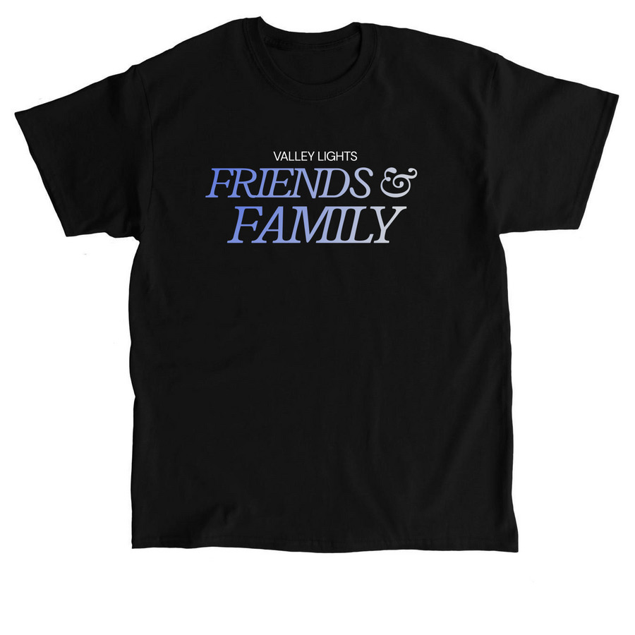 Friends & Family Exclusive Concert(Black), a Black Classic Unisex Tee