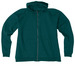 White Outline Owl- Zip Ups, a Deep Sea Green Allmade Women?s Organic CVC Zip-Up Hoodie