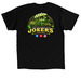 Jokers St Pattys&nbsp;, a Black Classic Unisex Tee (back-view)