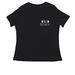 KCI Small logo Swag, a Black Women's Relaxed V-Neck Tee