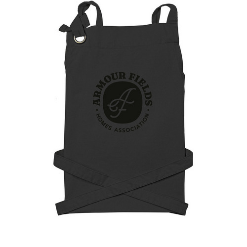 AFHA Apron, a Black Cotton Canvas Pocket Apron