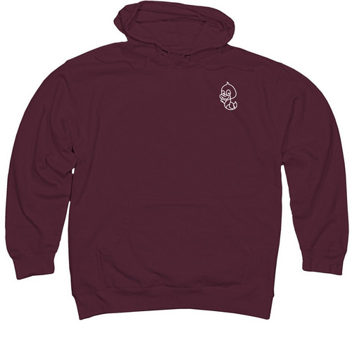 Quacky Camping&nbsp;, a Maroon Midweight Pullover Hoodie