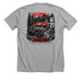 Mountain View, a Athletic Heather Premium Unisex Tee (back-view)
