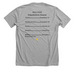 Pride of Rochester Fall 2026 Show Merch, a Athletic Heather Premium Unisex Tee (back-view)