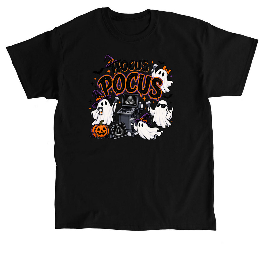 Ultrasound Halloween Shirt, a Black Classic Unisex Tee