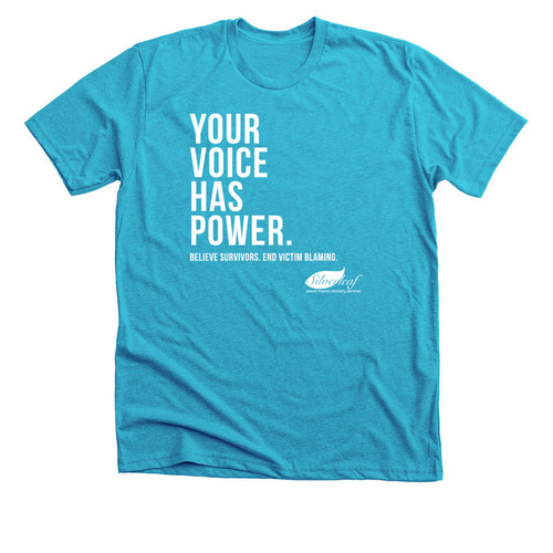 Wear Teal for Sexual Assault Awareness, a Neon Blue Premium Unisex Tee