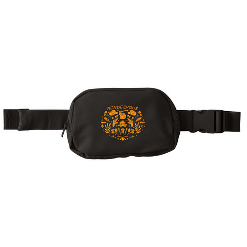Rendezvous 2026 | Hip Pack, a Deep Black Matte Hip Pack