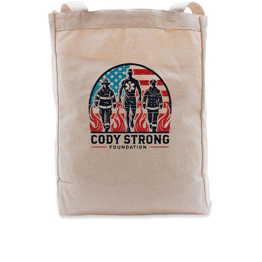 Cody Strong Totes, a Natural Recycled Cotton Tote Bag