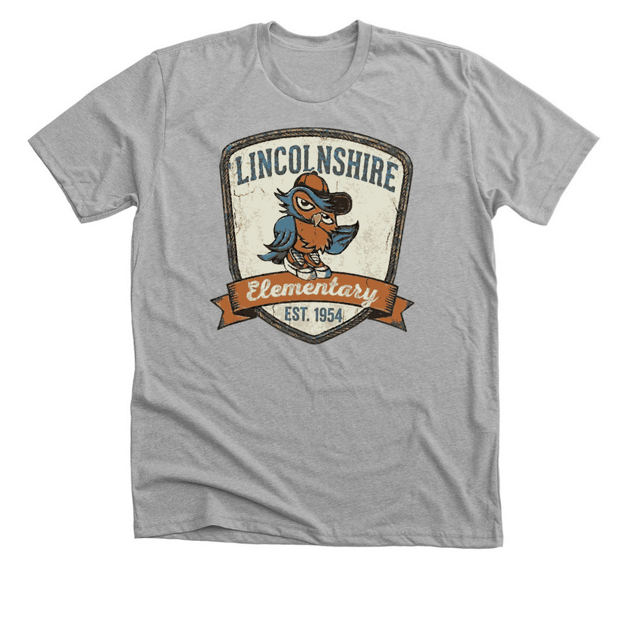 Linc Staff, a Athletic Heather Premium Unisex Tee