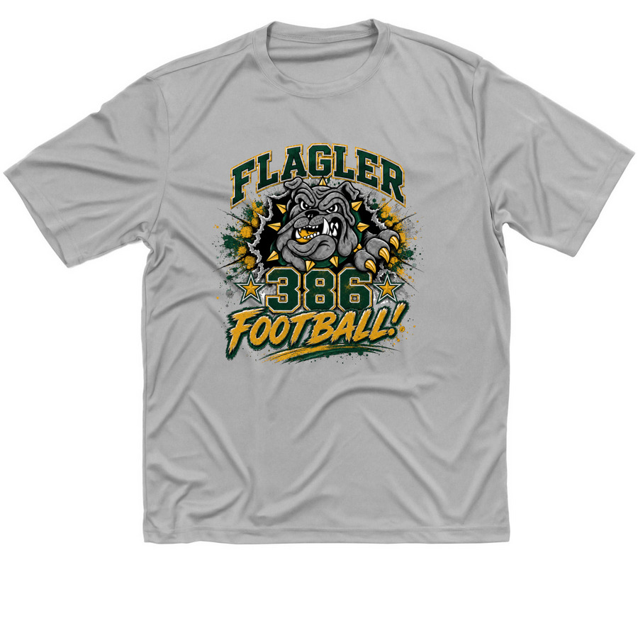 Flagler Football Family, a Silver Classic Performance Tee