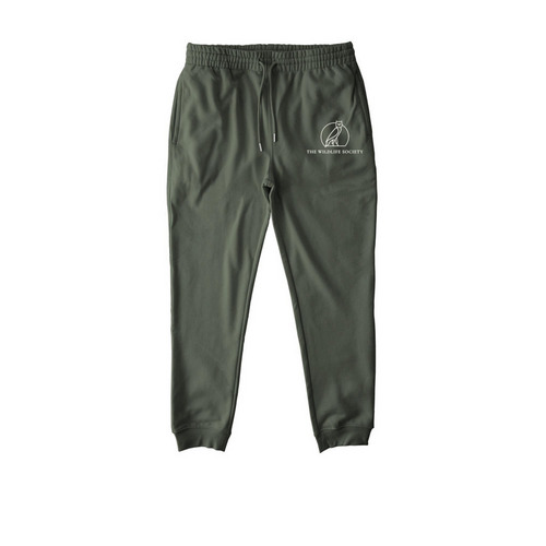 Green Sweatpants, a Khaki Green Stanley/Stella Unisex Flyer Jogger