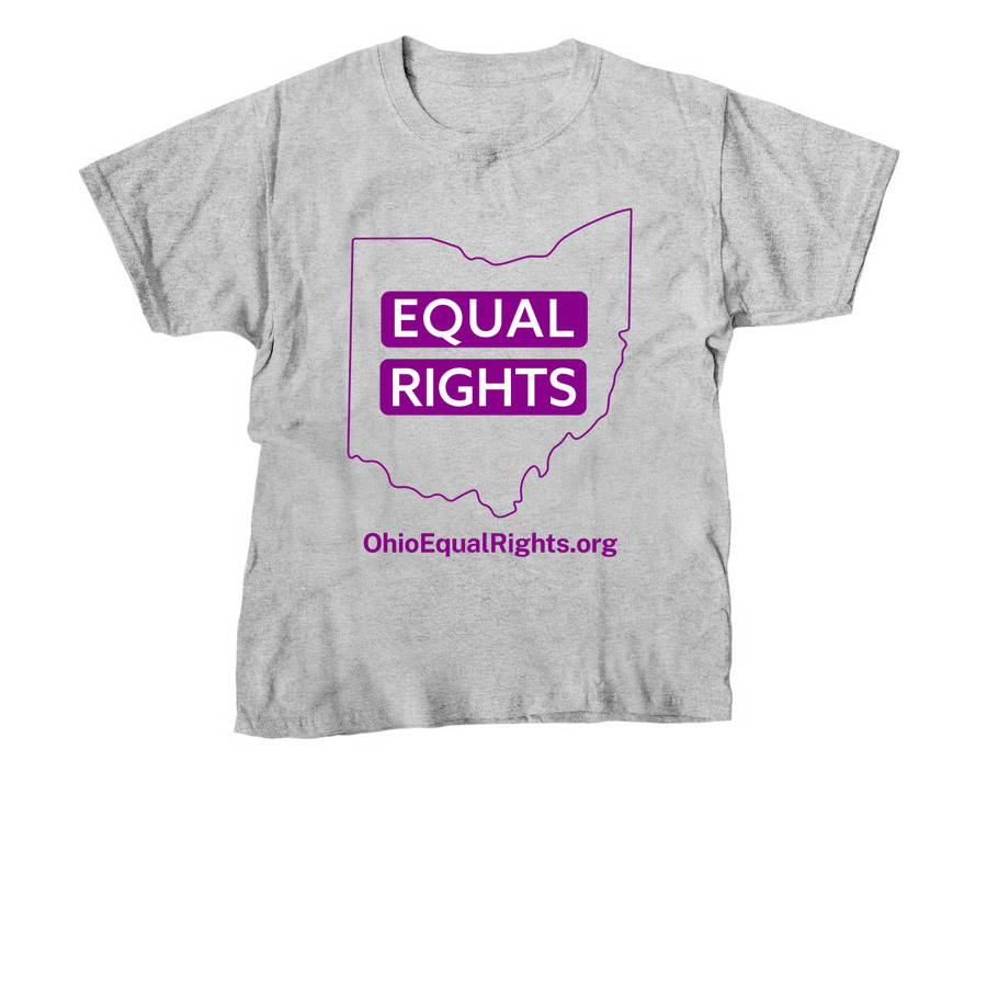 Ohio Equal Rights T-shirt One Sided&nbsp;, a Sport Grey Youth Unisex Tee