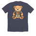 MUSC PEDS RADIOLOGY, a Heather Midnight Navy Premium Unisex Tee (back-view)