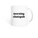 Hey Alma chutzpah mug, a White Coffee Mug