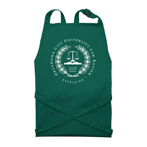 Law Review Apron, a Bottle Recycled Bib Apron