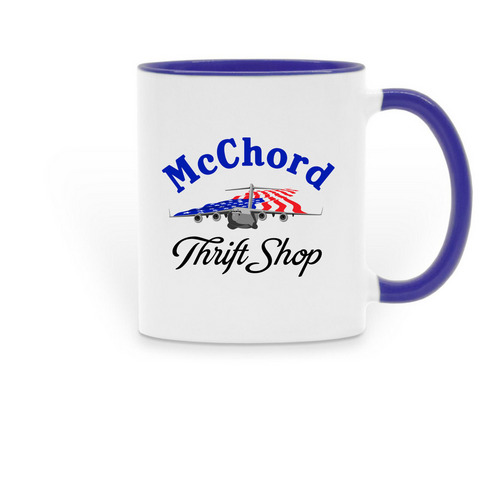 MTS Logo mug, a Dark Blue Two-Tone Ceramic Mug