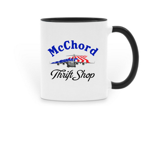MTS Logo mug, a Black Two-Tone Ceramic Mug