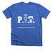P.I.T. DMS Program, a Heather True Royal Premium Unisex Tee