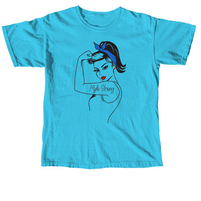 Mylo Strong&nbsp;, a Lagoon Blue Comfort Colors Unisex Tee