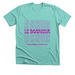 Le Bonheur Children's Hospital, a Heather Sea Green Premium Unisex Tee