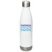 HELP CURE CACNA1A, a White Stainless Steel Water Bottle