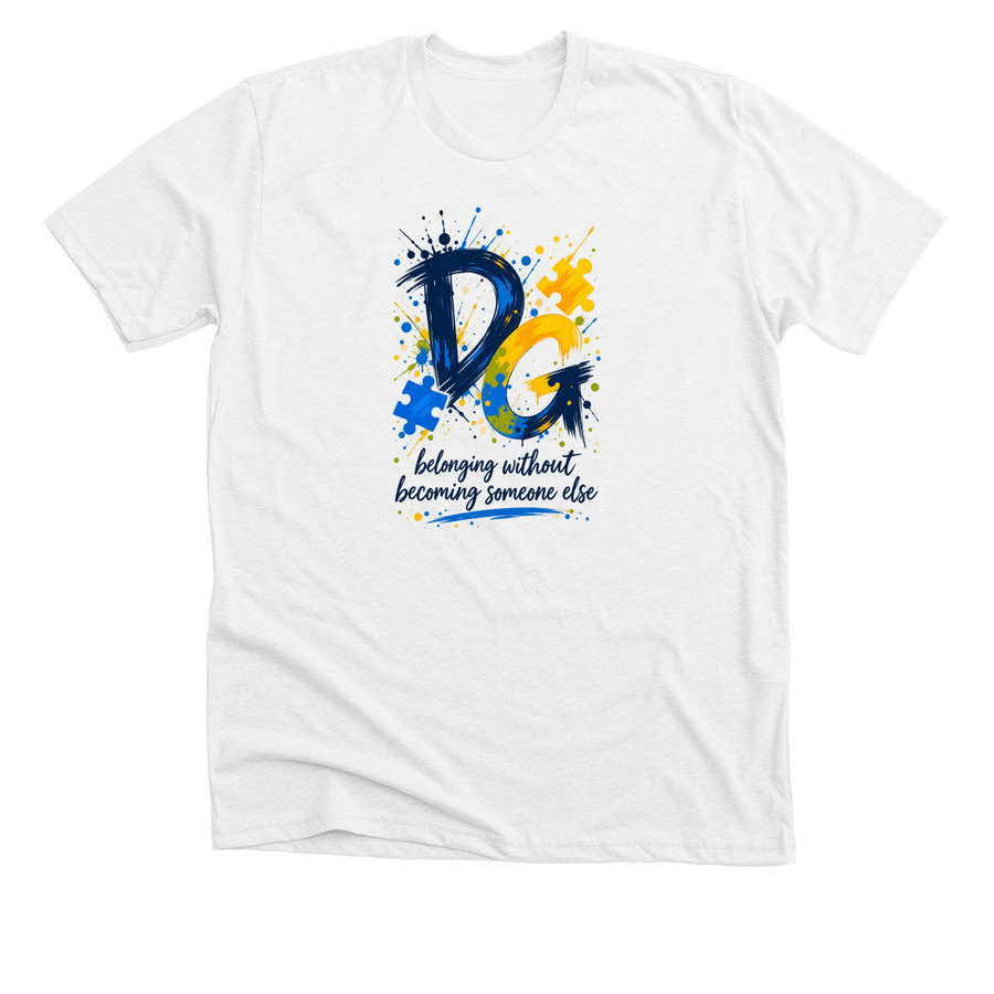 Fundraiser for DSACT, a Solid White Blend Premium Unisex Tee