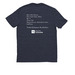 Love You Brother, a Rebel Blue Allmade Eco Triblend Unisex Tee (back-view)