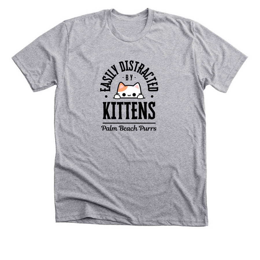 Easily Distracted, a Athletic Heather Premium Unisex Tee
