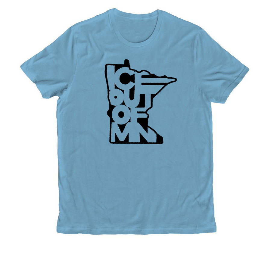 ICE out of MN, a Arctic Blue Allmade Organic Cotton Unisex Tee
