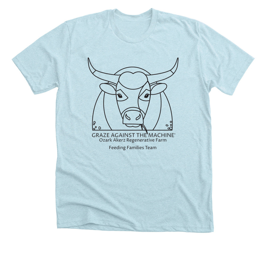 Rocky's Feeding Families Team, a Heather Ice Blue Premium Unisex Tee