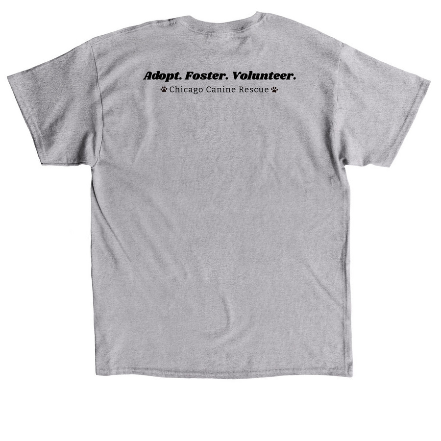 Classic CCR Logo, a Sport Grey Classic Unisex Tee (back-view)